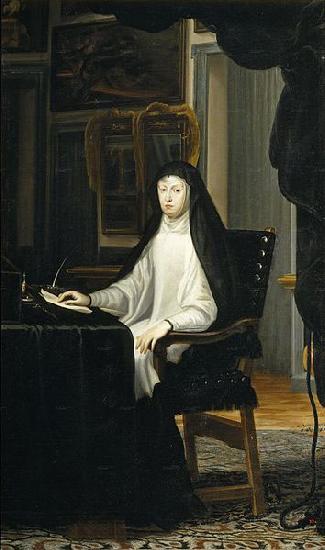 unknow artist Portrait of Queen Mariana de Austria as a Widow